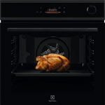 Įmontuojama garinė orkaitė Electrolux SteamCrisp EOC8P39H, su maisto termometru ir pirolize