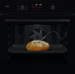 Įmontuojama orkaitė AEG 5000 serija, SurroundCook with SteamBake, NBA5P531AB, su maisto termometru