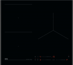 Įmontuojama indukcinė kaitlentė AEG 6000, Hob2Hood, TO63IQ00FB