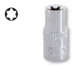 E-TORX galvutė E-5 1/4" Irimo blisteryje