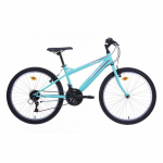 Dviratis kalnų Bottari MTB Torino, 24 ", 24" rėmas, &scaron;viesiai mėlynas