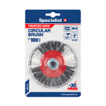 Vielinis &scaron;lifavimo diskas, suktos vielos, 100 mm, M14, SPECIALIST +