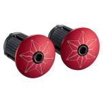 SUPACAZ Super Sticky Kush - Splat - Neaon Red + Red Plugs vairo juosta su ki&scaron;tukais