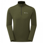 Vyri&scaron;ki termo mar&scaron;kinėliai Montane Dart Thermo Zip Neck &ndash; Juoda &ndash; M