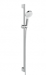 Du&scaron;o komplektas Hansgrohe Crometta 100 Vario EcoSmart 90 cm, 26538400, chromas/balta