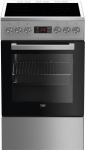Stiklokeraminė viryklė BEKO FSM57300GX