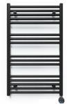 Elektrinis rank&scaron;luosčių džiovintuvas Terma Basia, metallick black, 50x83cm, su laidu, kaitinimo elementas de&scaron;inėje