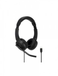 Kensington H1000 Laidinės ausinės USB-C, Juoda