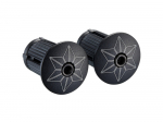 SUPACAZ Super Sticky Kush - Splat - White + Black Plugs vairo juosta su ki&scaron;tukais