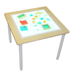 LED &scaron;viesos stalo kojos, 4 vnt