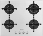 Įmontuojama dujinė kaitlentė Smeg PV164B3, juoda
