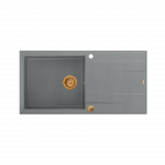 Plautuvė Quadron EVAN 146 XL HCQE10050U5_PVDC1_P2O, 1000x500x210 pilka/vario