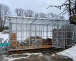 Sandėliukas 2 x 4 m (Konstrukcija)