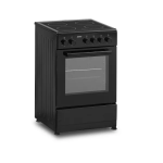 Juoda stiklokeraminė viryklė MPM-53-KEC-34