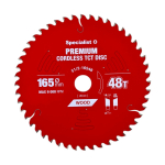 SPECIALIST+ pjovimo diskas Cordless 165x48Tx20mm