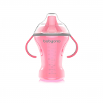 Babyono puodelis nei&scaron;siliejantis kietu snapeliu NATURAL NURSING 260 ml