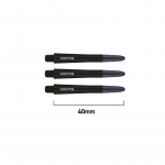 Smiginio strėlyčių koteliai Winmau Vecta Shafts Medium Black