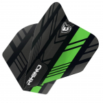 Smiginio strėlyčių sparneliai Winmau Rhino Black and Green
