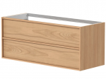 Spintelė po stalvir&scaron;iu Kame HOME, BUC/12-3DR/N05-HM, 120 cm, Natūralaus ąžuolo faneruotė