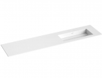 Praustuvas Kame Corian, CN2014618-R-BS, 200 cm, Balta matinė