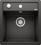 Plautuvė Blanco DALAGO 45-F 525870, juoda (su ekscentriniu ventiliu)