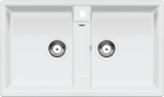 Dviguba įmontuojama plautuvė Blanco ZIA 9 516678, balta