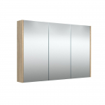 Veidrodinė spintelė be ap&scaron;vietimo Raguvos Baldai SERENA, pilkas ąžuolas, 100 cm, 1400710