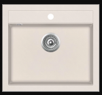 Akmens masės plautuvė HELIKA SQQ100W-111