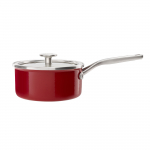 Emaliuotas tro&scaron;kintuvas su dangčiu KitchenAid Empire Red, 20 cm 2,4 l