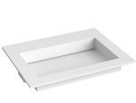 Praustuvas Kame Corian, CN602465-BS, 60 cm, Balta matinė