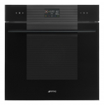 Įmontuojama orkaitė su mikrobangų funkcija Smeg SO6102M2B3