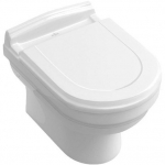 Pakabinamas klozetas su ceramicplus danga (be dangčio) Villeroy&Boch Hommage 6661B0R1