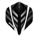 Smiginio strėlyčių sparneliai Winmau Mega Standard Black / White / Grey