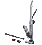 Belaidis dulkių siurblys Bosch Serija 4, Flexxo 21.6V, BCH3P210, sidabrinės spalvos