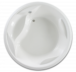 Priekinis panelis voniai PAA Rondo 1900 x 1900, baltas