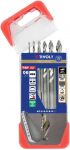 Metal drill bit set 2-8mm, "Smart Point" progressive tip, 6pcs