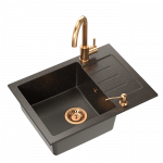 Plautuvė su mai&scaron;ytuvu ir dozatoriumi Quadron ART JOHNNY 116 (60x44x18,5), ARTJ6044C1BP_3323502_PVDBSC1_D