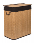 Skalbinių dėžė su pertvara G21 63555164, 105l, bambukinė