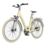 Elektrinis dviratis ADO Air 28, kreminė, tarptautinė versija