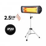 Kvarcinis infraraudonųjų spindulių &scaron;ildytuvas Kumtel Ecoray EX-25 su stovu