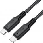 USB kabelis Acefast C17-03 USB-C to USB-C 1.2m juodas