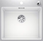 Plautuvė Blanco SUBLINE 500-IF/A 524112, balta (su ekscentriniu ventiliu)