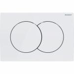 Vandens nuleidimo mygtukas Geberit Delta01, 115.107.11.1, baltas