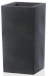 Teraplast 40x40x80cm vazonas Schio Cubo Alto 80 antracito spalvos