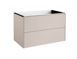 Spintelė po praustuvu Kame D-LINE, 2 stalčiai, 80 cm