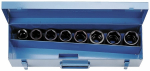 Hexagon impact socket set 8pcs 24-38mm 3/4" Irimo