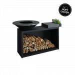 Lauko grilis OFYR ISLAND BLACK 85-100 Ceramic Dark Grey