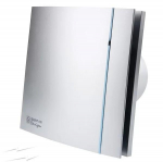 Buitinis ventiliatorius S&P SILENT-100 CZ SILVER DESIGN - 3C (220-240V 50HZ), 5210603400