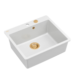 Plautuvė Quadron MORGAN 110 FM HB8304U1-FM_C1_P2O, balta, (montuojama lygiai su stalvir&scaron;iu)