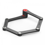 SEATYLOCK Foldylock spyna, Juoda su Raudonu, 85 cm